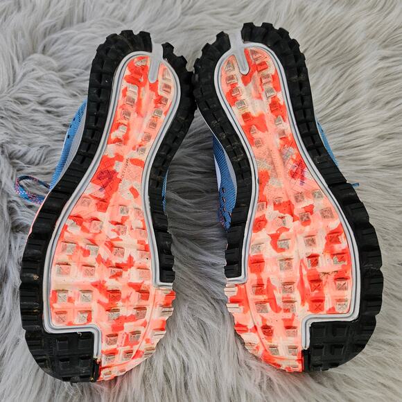 Nike Air Zoom Terra Kiger 4 Trail Running Shoes Size 6 Blue Coral Lightweight - Picture 9 of 11